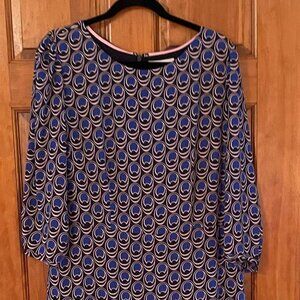 Boden Dress - blues & black - 14